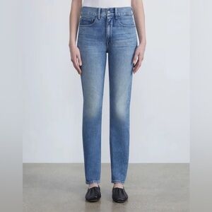 lafayette 148 L148 DENIM REEVE STRAIGHT JEAN